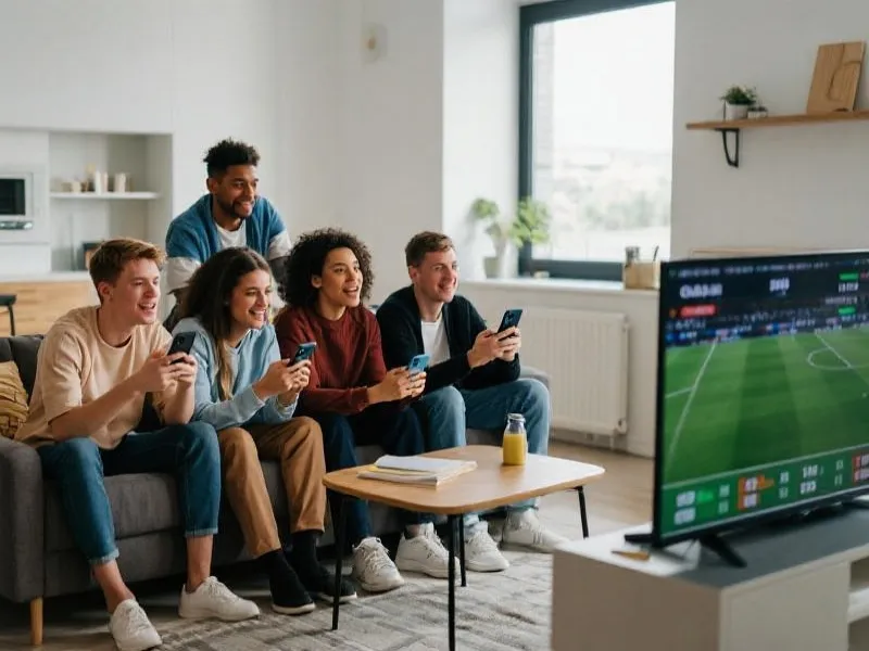 球迷使用球友体育APP互动